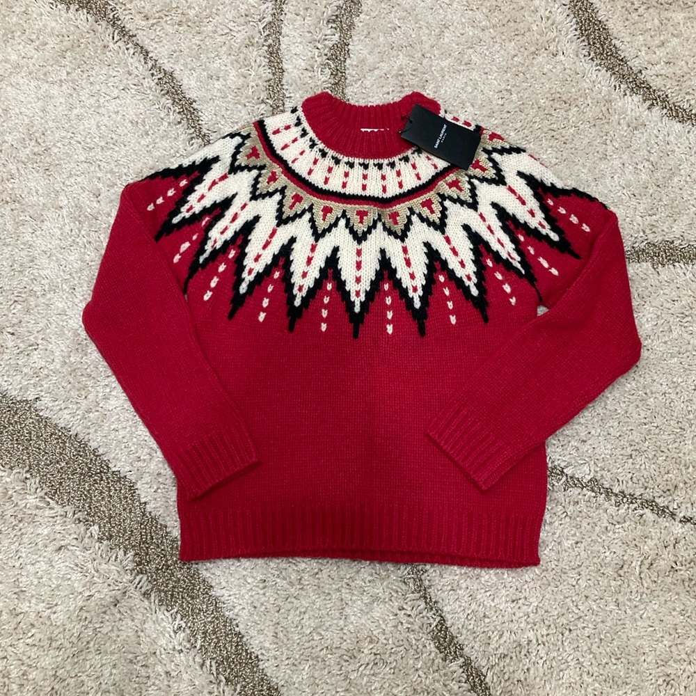 FINAL PRICE. NWT Yves Saint Laurent Norwegian Wool Sequined Sweater - Picture 3 of 6